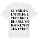 Klynnan ordlek t-shirt
