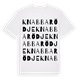 Knabbarödje ordlek t-shirt