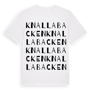 Knallabacken ordlek t-shirt – ekologisk bomull t-shirt från Pinshirt