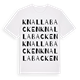 Knallabacken ordlek t-shirt