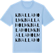 Blue Soul t-shirt med Knallaholm ordlek t-shirt