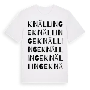 Knällinge ordlek t-shirt – ekologisk bomull t-shirt från Pinshirt