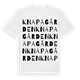 Knapagården ordlek t-shirt