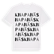 Knapanäs ordlek t-shirt