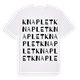 Knaplet ordlek t-shirt