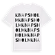 Knapsholm ordlek t-shirt