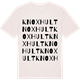 Vintage White t-shirt med Knoxhult ordlek t-shirt