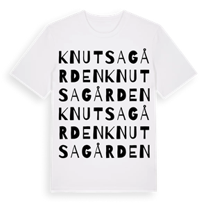 Knutsagården ordlek t-shirt – ekologisk bomull t-shirt från Pinshirt