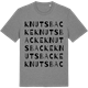 Mid Heather Gray t-shirt med Knutsbacke ordlek t-shirt