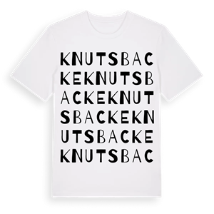 Knutsbacke ordlek t-shirt – ekologisk bomull t-shirt från Pinshirt