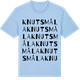 Blue Soul t-shirt med Knutsmåla ordlek t-shirt