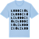 Blue Soul t-shirt med Koddeböke ordlek t-shirt