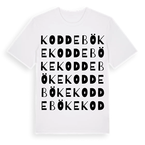Koddeböke ordlek t-shirt – ekologisk bomull t-shirt från Pinshirt