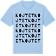 Blue Soul t-shirt med Kojtet ordlek t-shirt