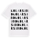 Kolarsund ordlek t-shirt
