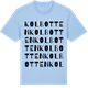 Blue Soul t-shirt med Kolbotten ordlek t-shirt
