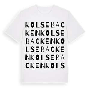 Kolsebacken ordlek t-shirt – ekologisk bomull t-shirt från Pinshirt