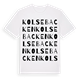 Kolsebacken ordlek t-shirt