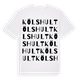 Kölshult ordlek t-shirt