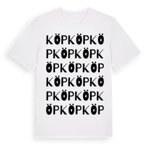 Köp ordlek t-shirt – ekologisk bomull t-shirt från Pinshirt