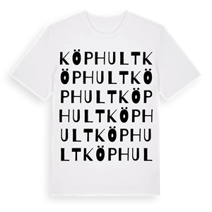 Köphult ordlek t-shirt – ekologisk bomull t-shirt från Pinshirt