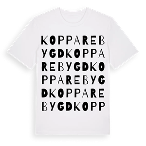 Kopparebygd ordlek t-shirt – ekologisk bomull t-shirt från Pinshirt