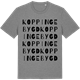 Mid Heather Gray t-shirt med Koppingebygd ordlek t-shirt