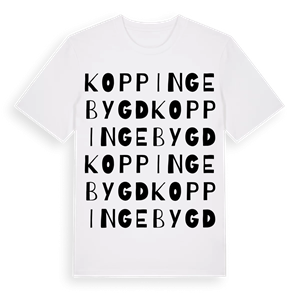 Koppingebygd ordlek t-shirt – ekologisk bomull t-shirt från Pinshirt