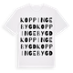 Koppingebygd ordlek t-shirt