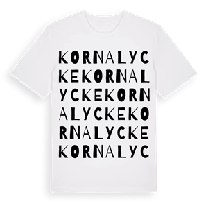 Kornalycke ordlek t-shirt – ekologisk bomull t-shirt från Pinshirt