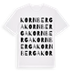 Kornberga ordlek t-shirt