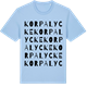 Blue Soul t-shirt med Korpalycke ordlek t-shirt