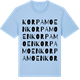 Blue Soul t-shirt med Korpamoen ordlek t-shirt