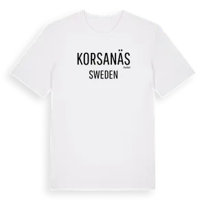 Korsanäs i Sverige t-shirt – ekologisk bomull t-shirt från Pinshirt