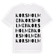 Korsholmen ordlek t-shirt