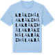 Blue Soul t-shirt med Kråkemåla ordlek t-shirt