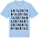 Blue Soul t-shirt med Kråkenäs ordlek t-shirt
