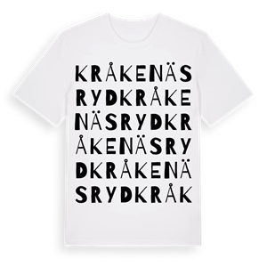 Kråkenäsryd ordlek t-shirt – ekologisk bomull t-shirt från Pinshirt