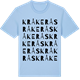 Blue Soul t-shirt med Kråkerås ordlek t-shirt