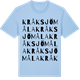 Blue Soul t-shirt med Kråksjömåla ordlek t-shirt