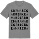 Mid Heather Gray t-shirt med Krämaregården ordlek t-shirt
