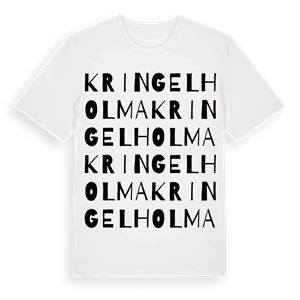 Kringelholma ordlek t-shirt – ekologisk bomull t-shirt från Pinshirt