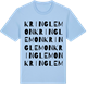 Blue Soul t-shirt med Kringlemon ordlek t-shirt
