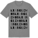 Mid Heather Gray t-shirt med Kringlemon ordlek t-shirt