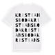Kristiansboda ordlek t-shirt