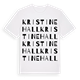Kristinehall ordlek t-shirt