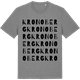 Mid Heather Gray t-shirt med Kronoberg ordlek t-shirt