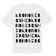 Kronobergs hed ordlek t-shirt
