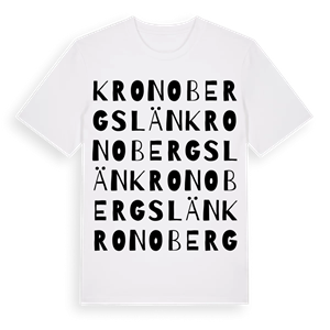 Kronobergs län ordlek t-shirt – ekologisk bomull t-shirt från Pinshirt