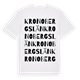 Kronobergs län ordlek t-shirt